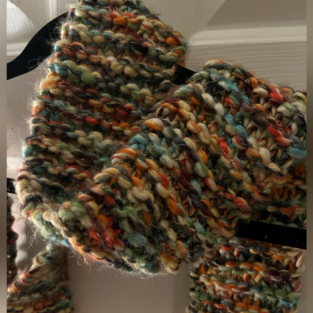 Multicolor Knit Scarf